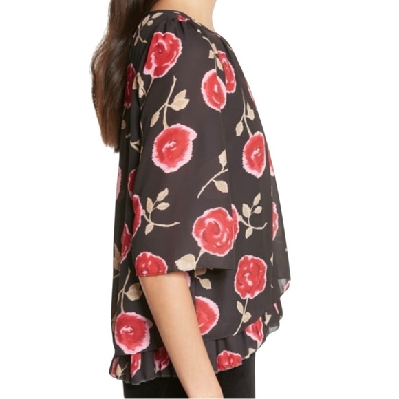 Kate Spade New York ‘Hazy Rose Double Layer Top’ Size XS - Picture 4 of 16